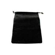Large Suede Dice Bag - Black