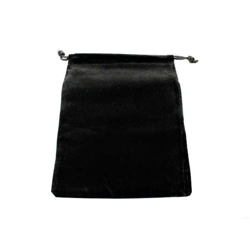 Large Suede Dice Bag - Black