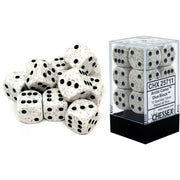 Speckled D6 Dice Set Of 12: Arctic Camo