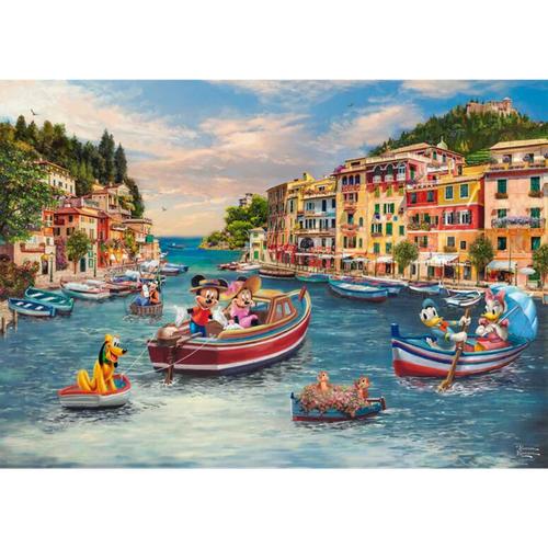 Thomas Kinkade: Disney Mickey and Minnie in Italy (1000 Pieces)