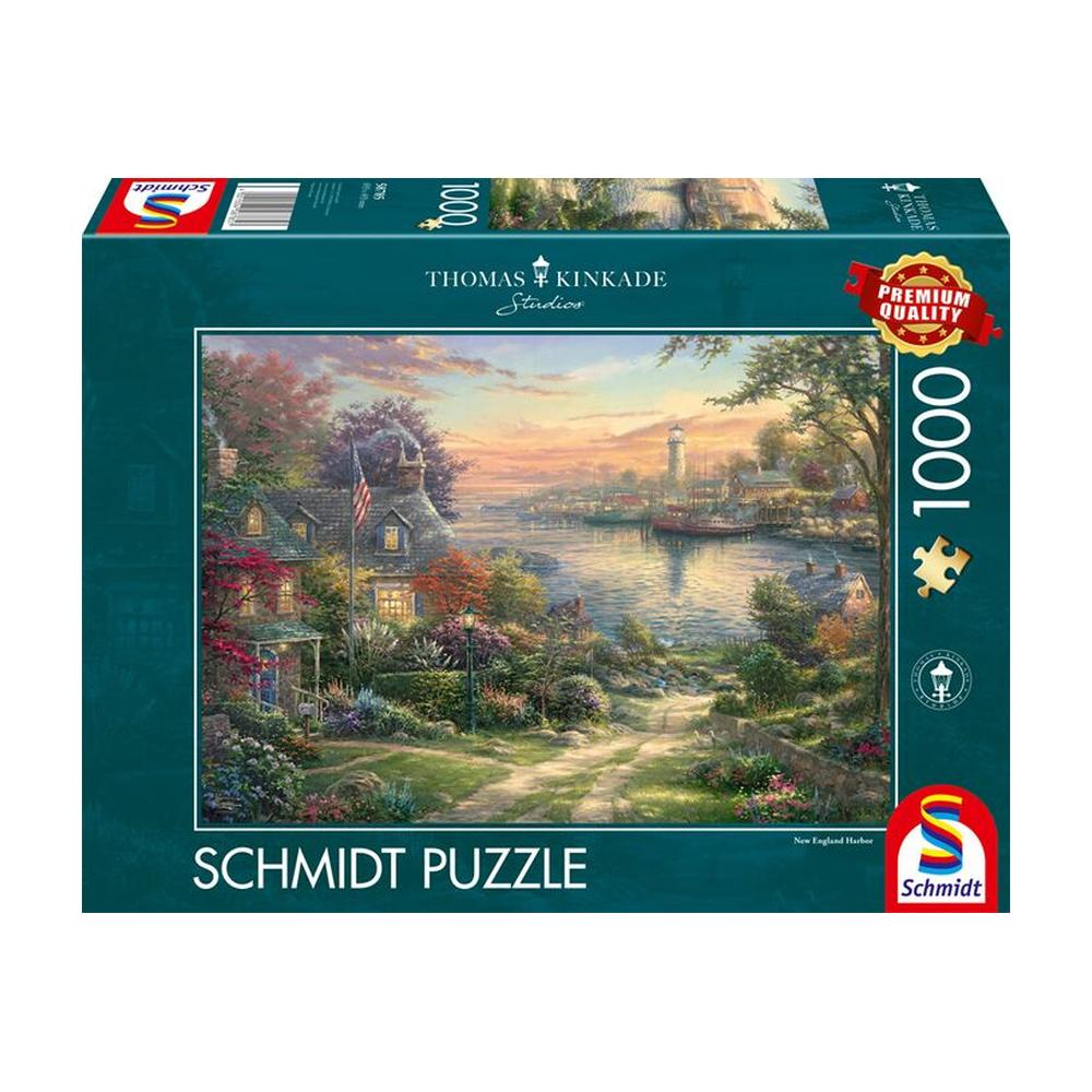 Thomas Kinkade: New England Harbour 1000 Piece Jigsaw Puzzle