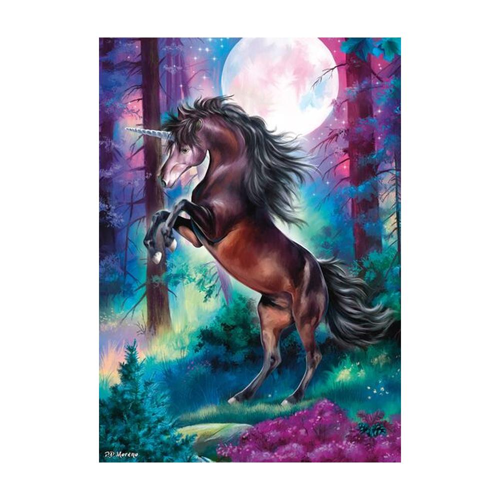 Unicorn in Full Moon 1000 Piece Jigsaw Puzzle