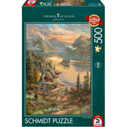 Thomas Kinkade: Lakefront Splendor Puzzle - 500 Pieces