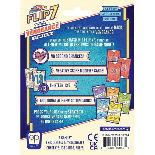 Flip 7 with a Vengeance - Board Games | Zatu Games