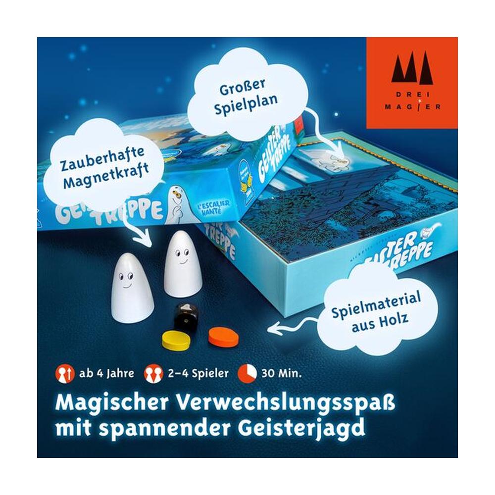 Spooky Stairs (Geistertreppe) Children's Board Game