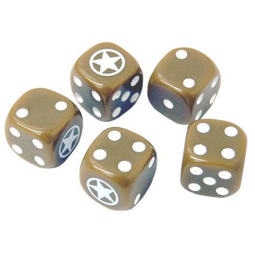 United States Six-sided Dice: WWII Dice
