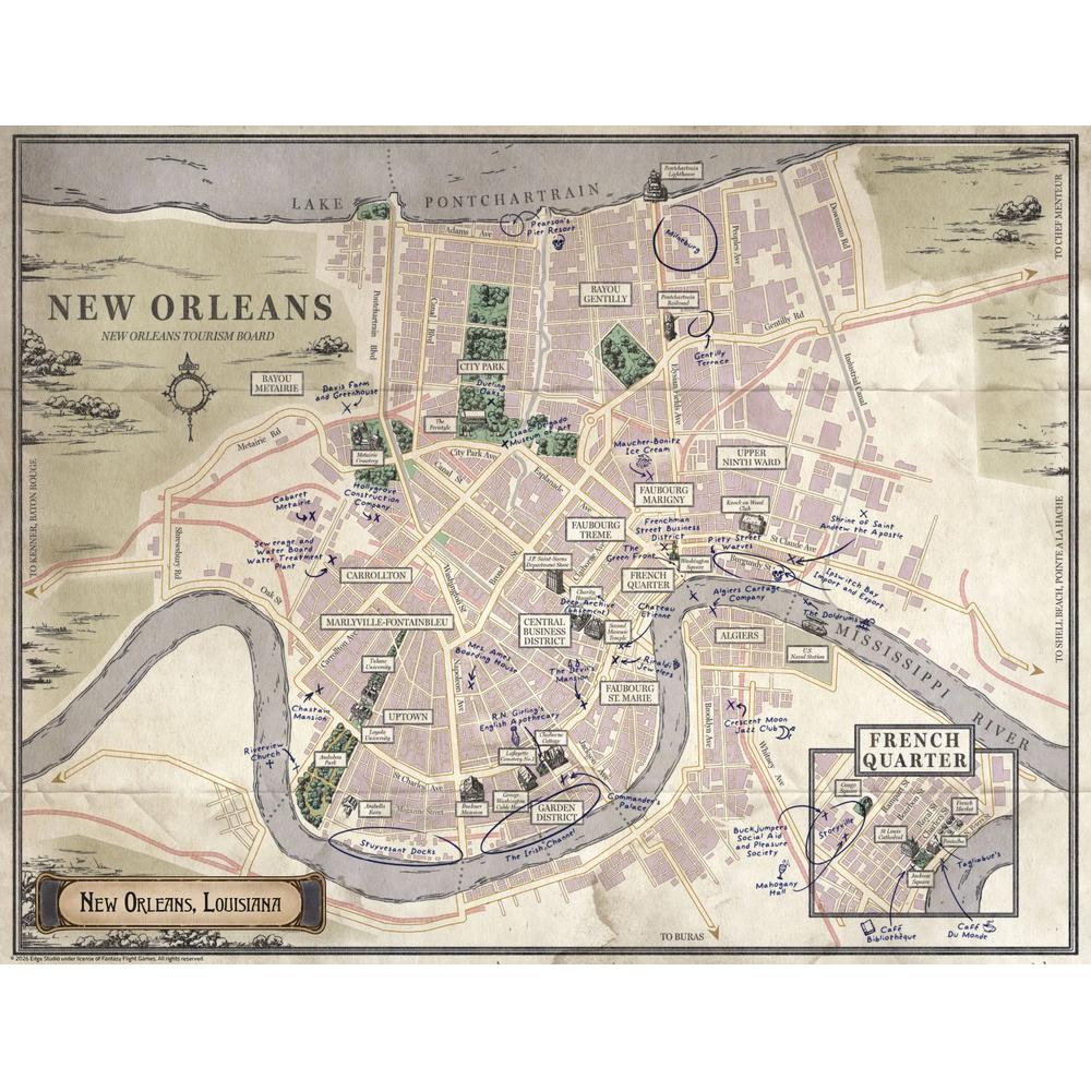 Arkham Horror RPG: Songs of New Orleans