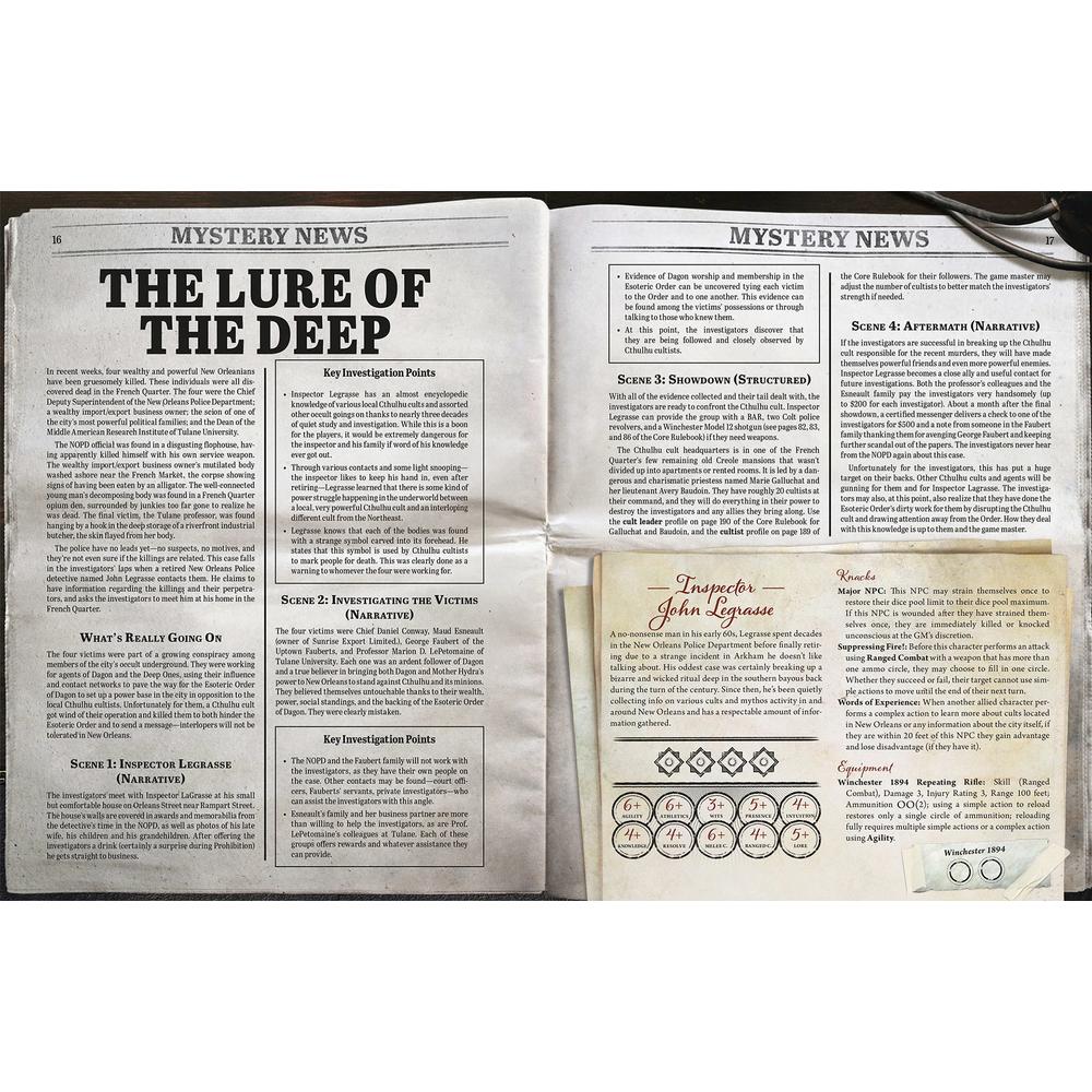 Arkham Horror RPG: Songs of New Orleans