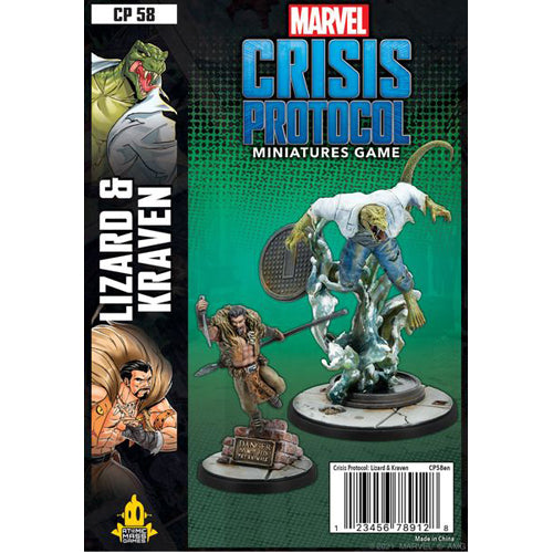 Marvel Crisis Protocol Miniatures Game: Lizard and Kraven