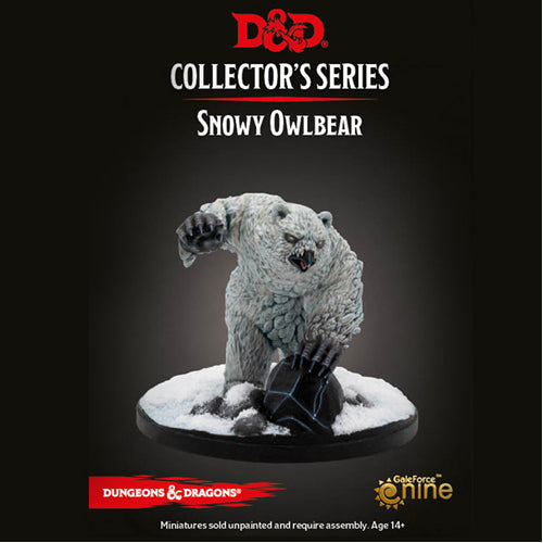D&D: Icewind Dale - Rime of the Frostmaiden: Snowy Owlbear Miniature