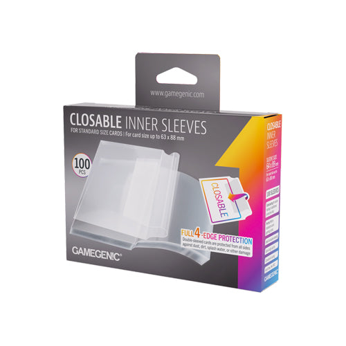 UNIT Gamegenic Closable Inner Sleeves 64x89 (100 ct.)