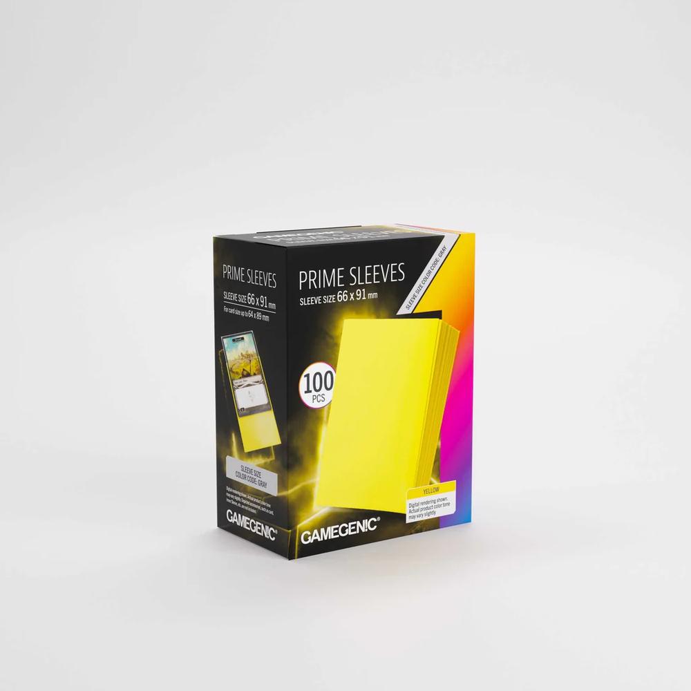 UNIT Gamegenic Prime Sleeves Yellow 66x91 (100 ct.)