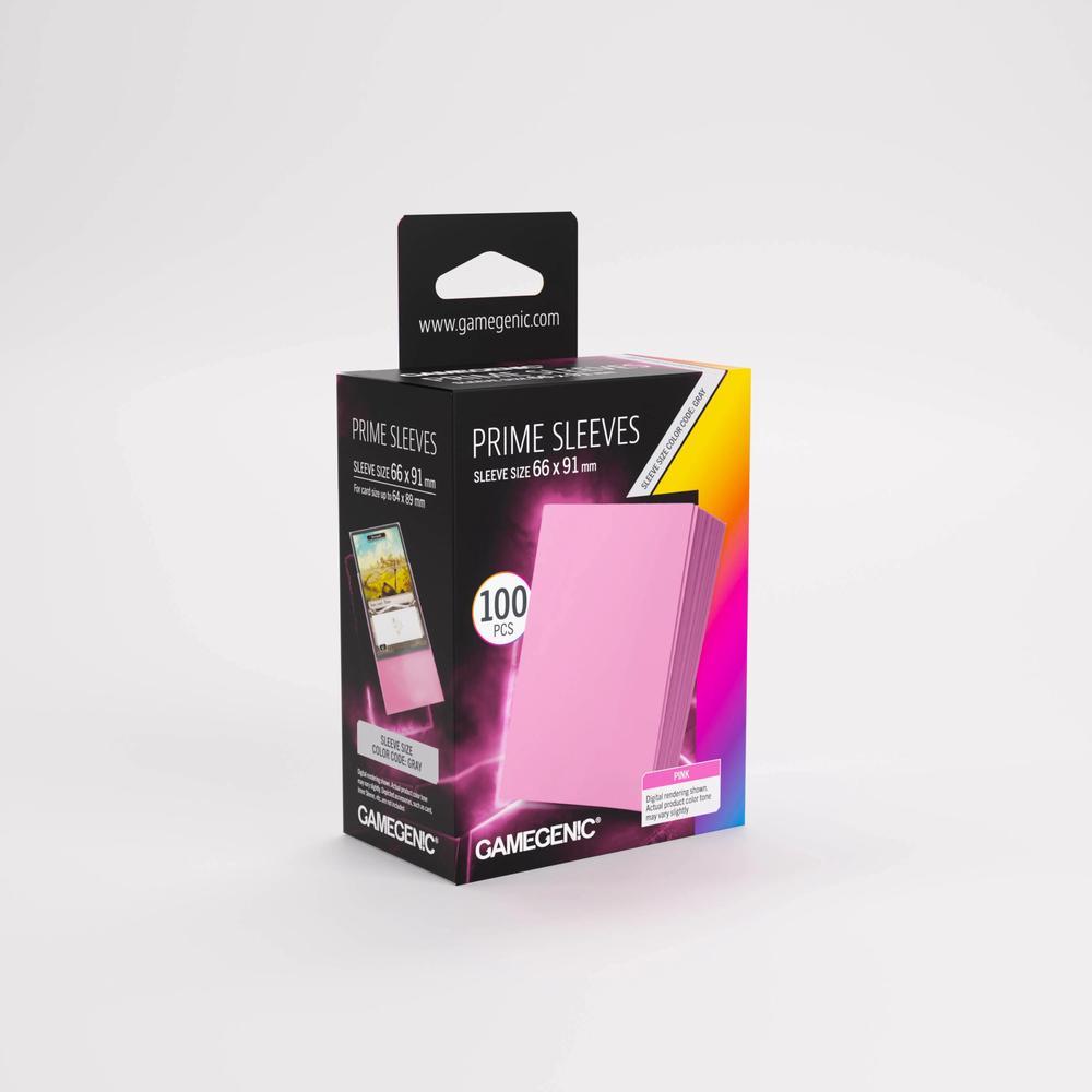 Gamegenic Prime Sleeves Pink 66x91 (100 ct.)