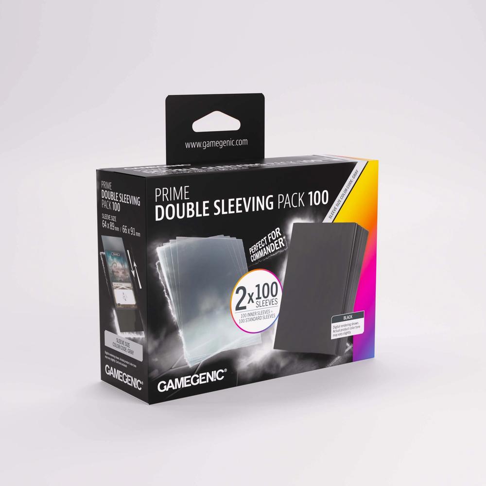 Gamegenic Prime Double Sleeving Pack 66x91 (100 ct.)