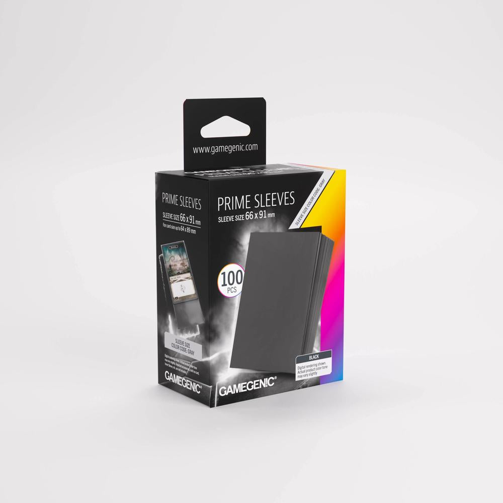 Gamegenic Matte Prime Sleeves Black 66x91 (100 ct.)