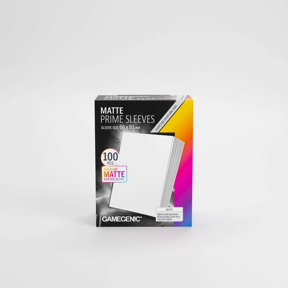 UNIT Gamegenic Matte Prime Sleeves White 66x91 (100 ct.)