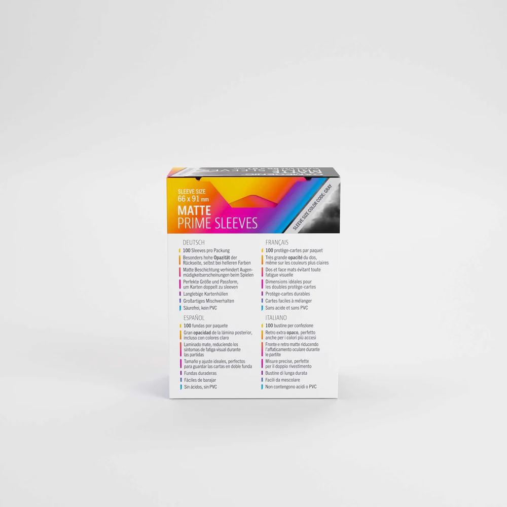 UNIT Gamegenic Matte Prime Sleeves White 66x91 (100 ct.)