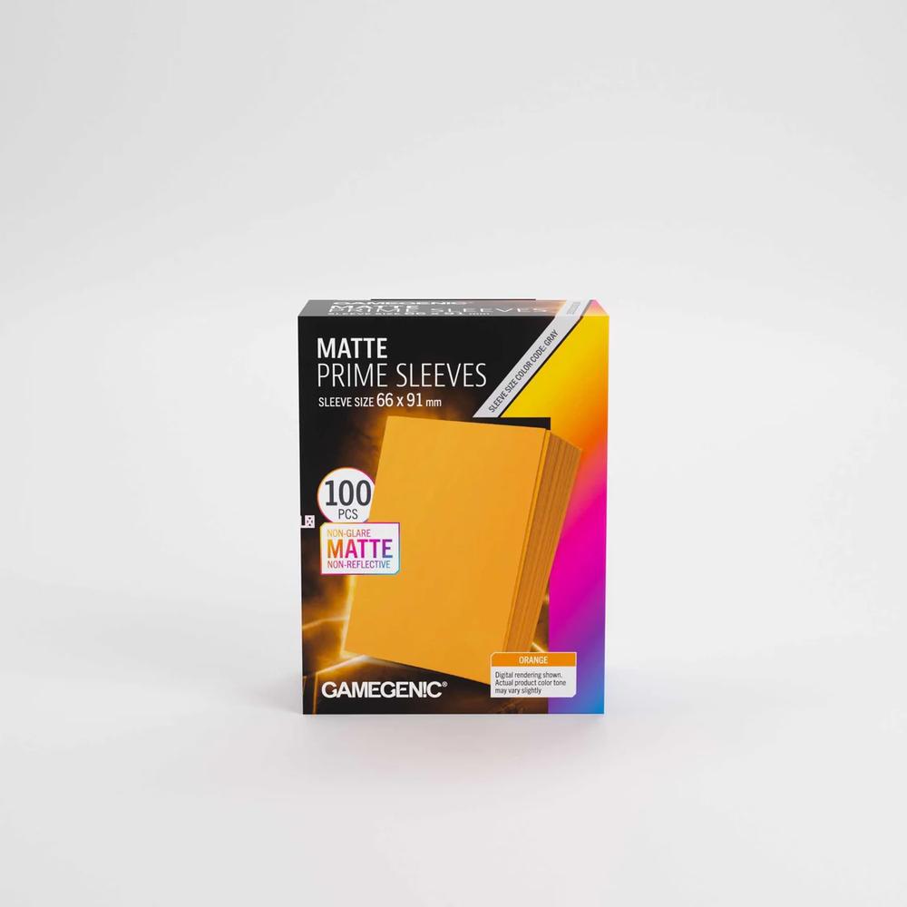 UNIT Gamegenic Matte Prime Sleeves Orange 66x91 (100 ct.)