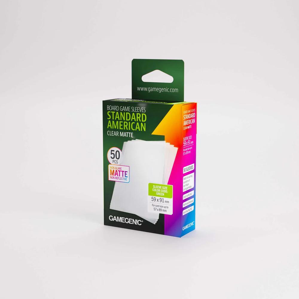 UNIT Gamegenic Board Game Sleeves Standard European Clear (100 ct.)