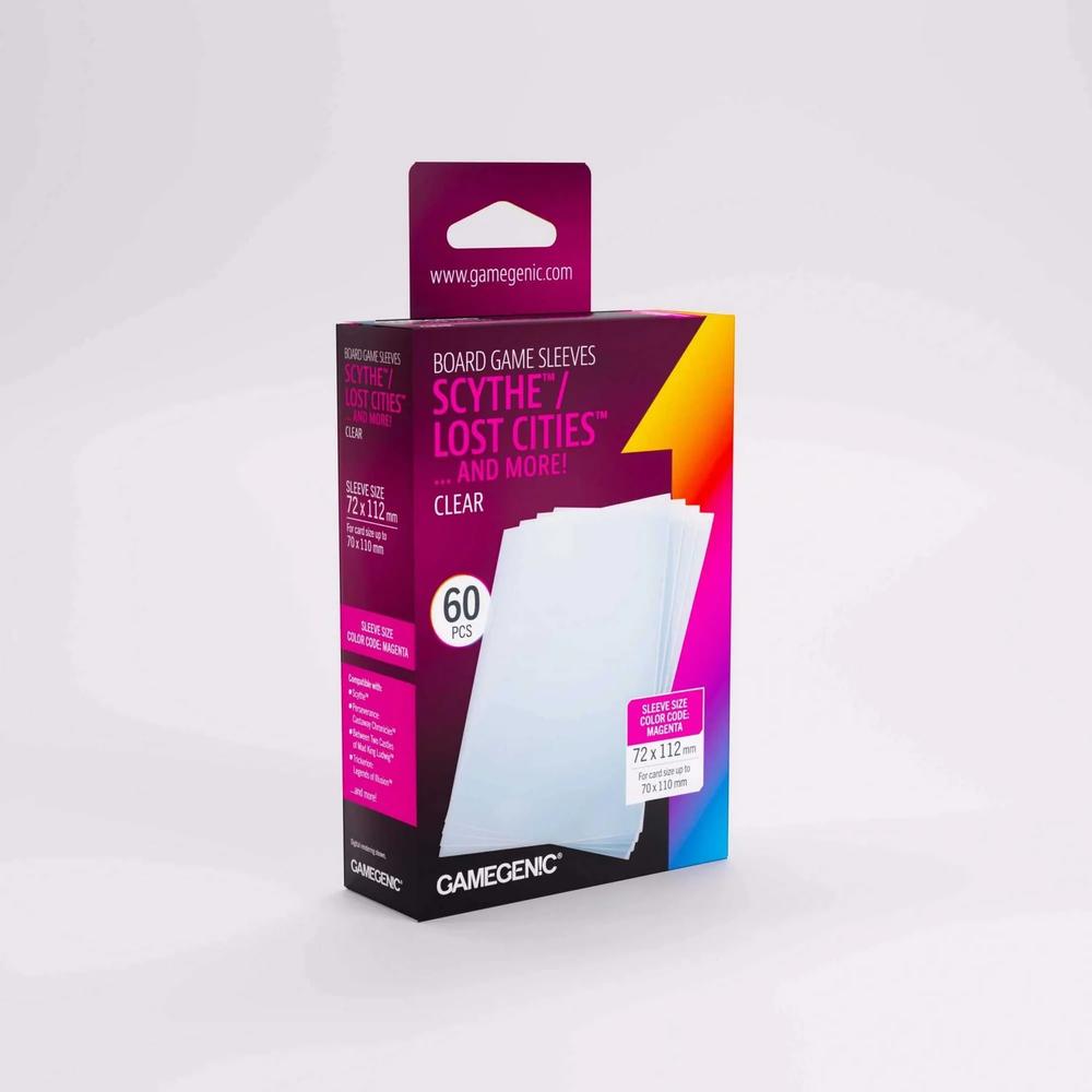 Gamegenic Board Game Sleeves Scythe Clear (100 ct.)