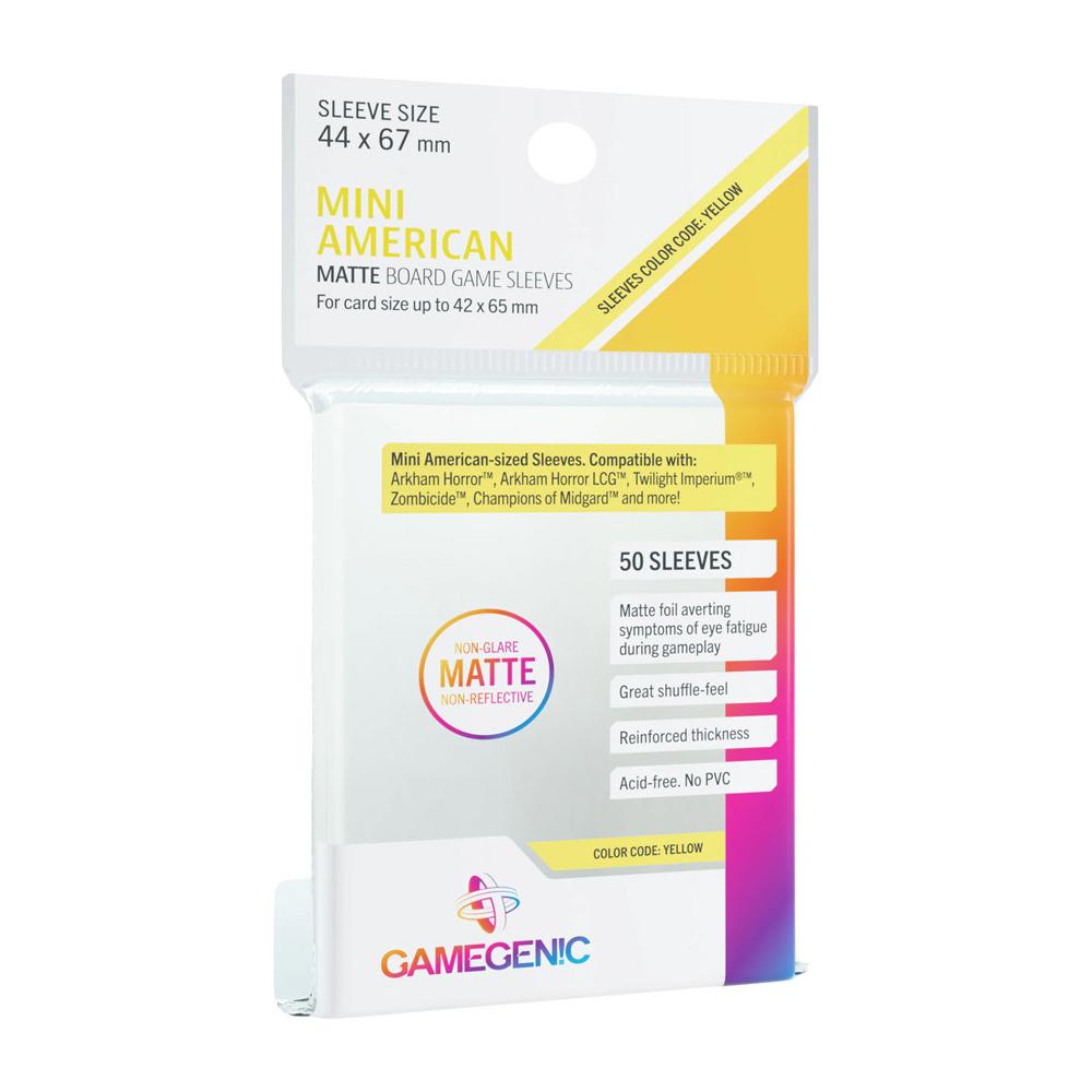 Gamegenic Board Game Sleeves Mini American Clear Matte (100 ct.)