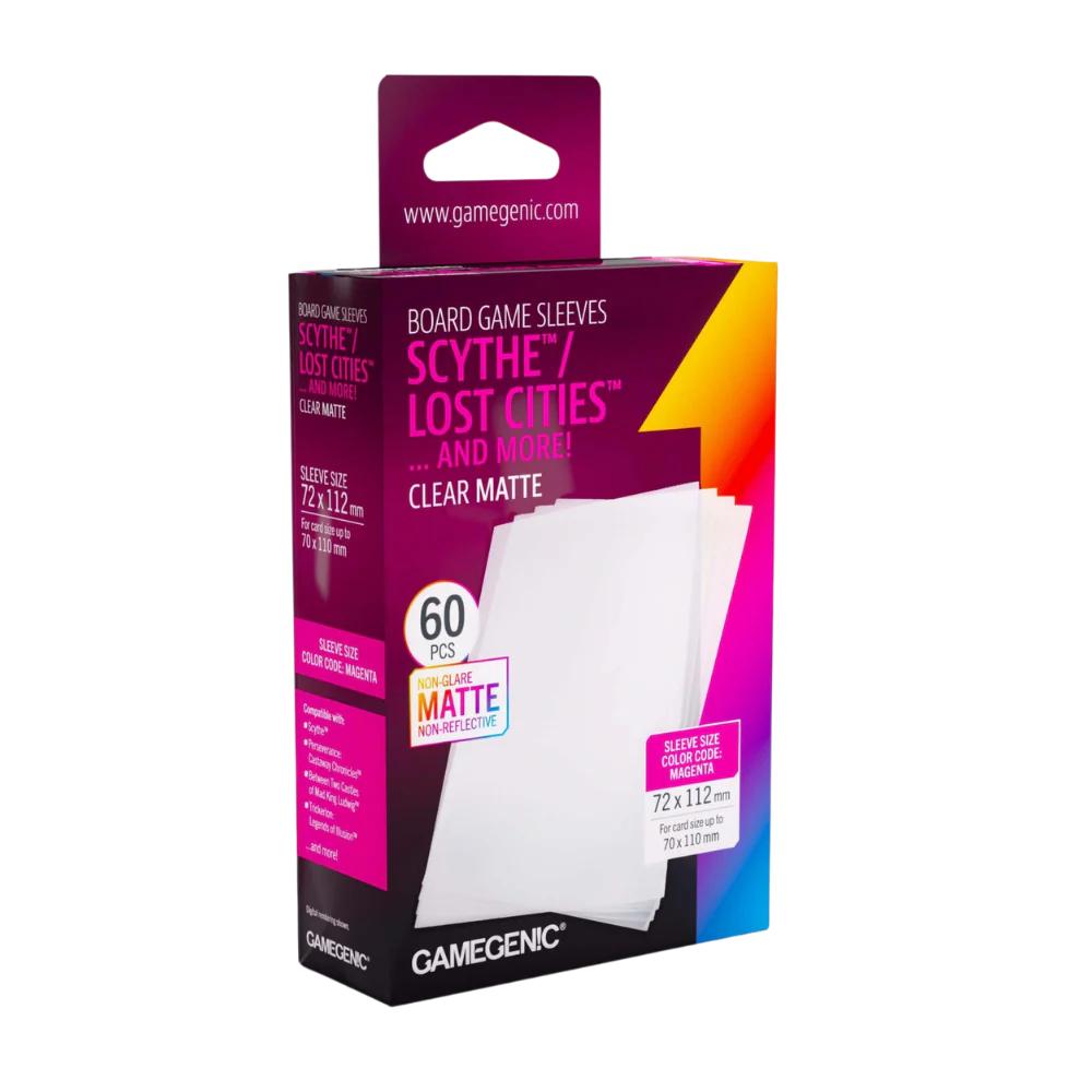 UNIT Gamegenic Board Game Sleeves Scythe Clear Matte (100 ct.)