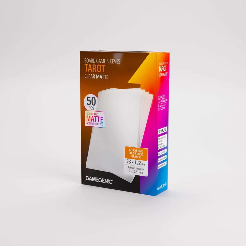 UNIT Gamegenic Board Game Sleeves Tarot Clear Matte (100 ct.)