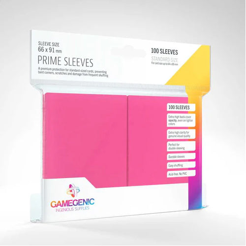 Gamegenic - Prime Sleeves (100) - Pink