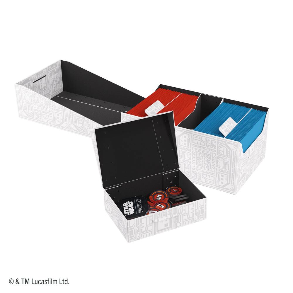 Gamegenic Star Wars: Unlimited Double Soft Crate - Unlimited Pattern White