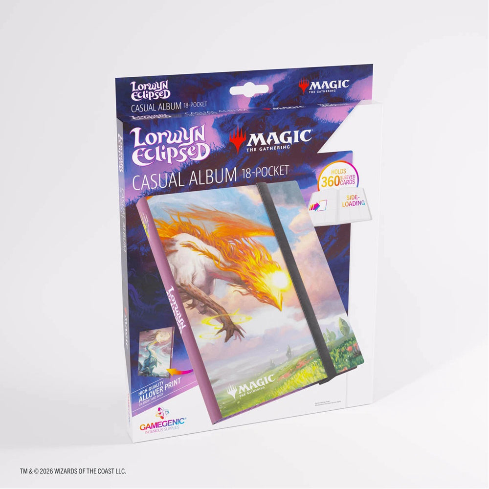 Gamegenic Magic: The Gathering: Lorwyn Eclipsed Casual Album 18-Pocket - Eirdu,Carrier of Dawn/Isilu,Carrier of Twilight