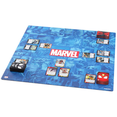 Gamegenic - Marvel Champions Game Mat XL - Marvel Blue