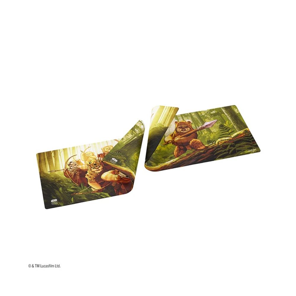 Gamegenic Star Wars: Unlimited Double-Sided Game Mat - Wicket & Ewok Archers