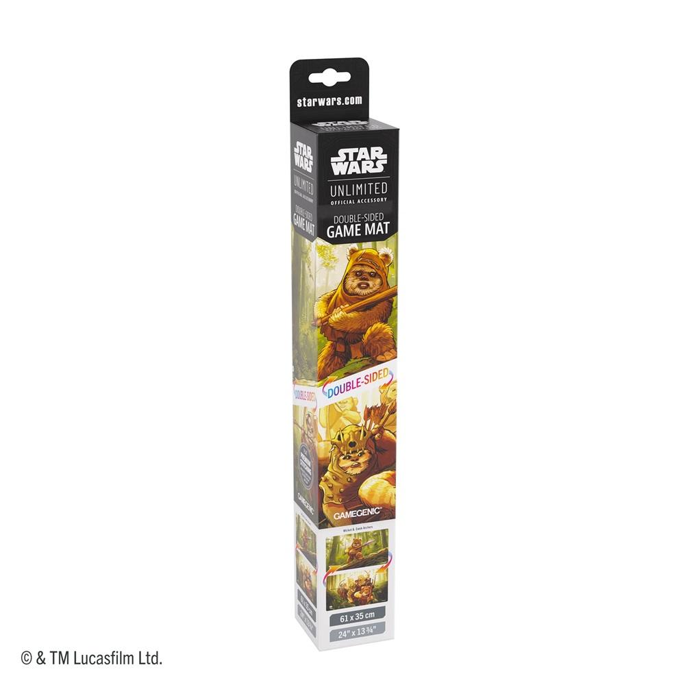 Gamegenic Star Wars: Unlimited Double-Sided Game Mat - Wicket & Ewok Archers