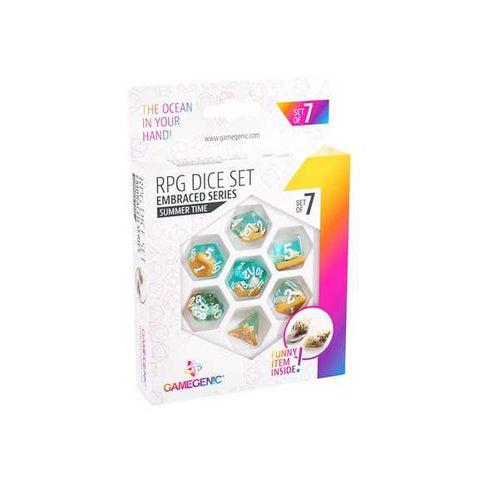 Gamegenic - Embraced Series - Summer Time - RPG Dice Set (7) - Multi-Colour