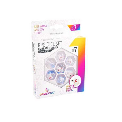 Gamegenic - Embraced Series - Polar Bear - RPG Dice Set (7) - Multi-Colour