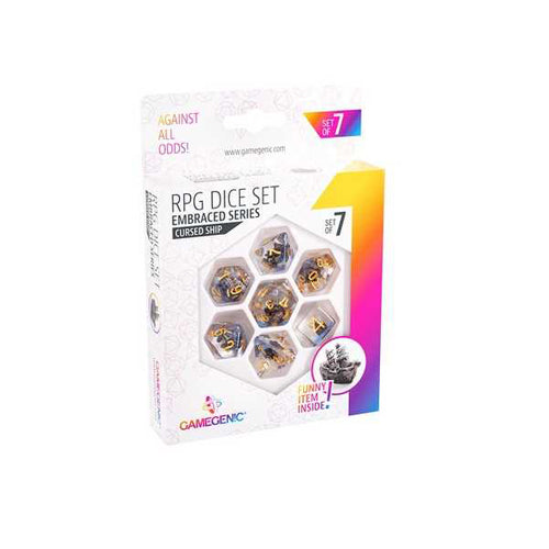 Gamegenic - Embraced Series - Cursed Ship - RPG Dice Set (7) - Multi-Colour