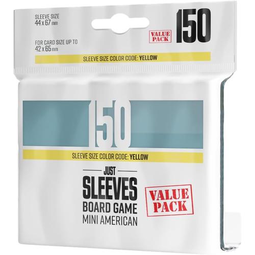 Gamegenic: Just Sleeves - Mini American Value Pack (150)
