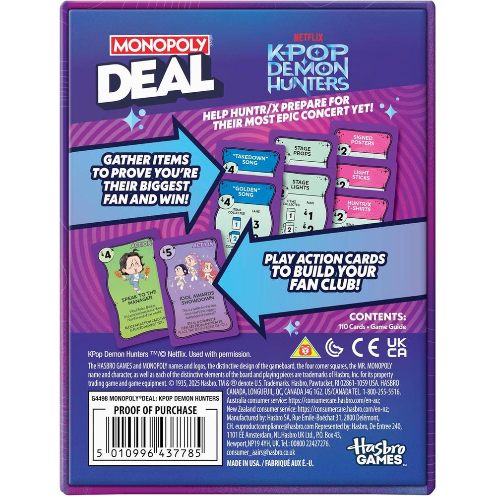 Monopoly Deal: KPop Demon Hunters