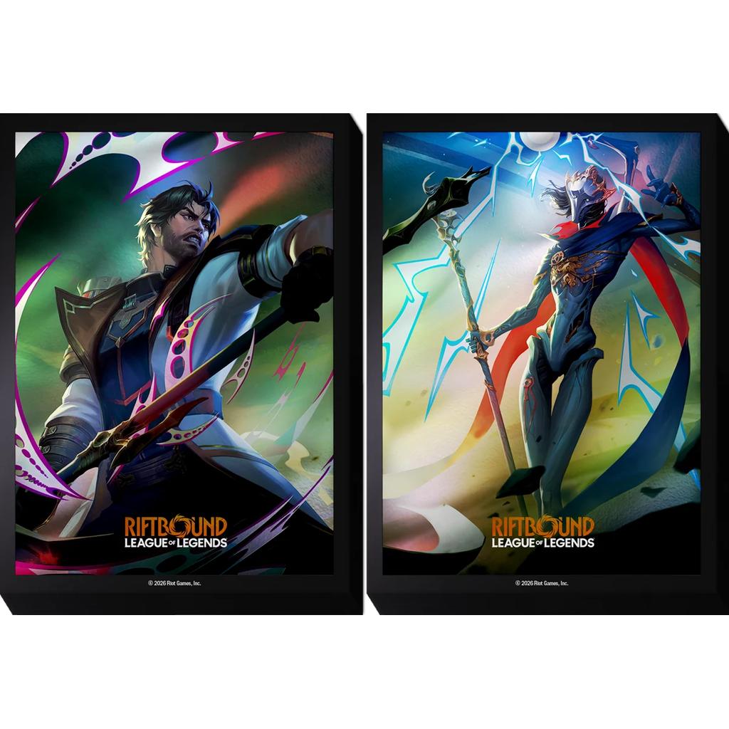 Riftbound League of Legends - Vendetta - Art Sleeves -Jayce vs Viktor