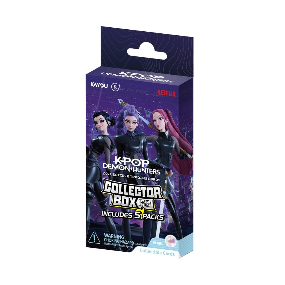 KPop Demon Hunters-Collectible Trading Cards-Classic Edition Bundle (5 packs)-001