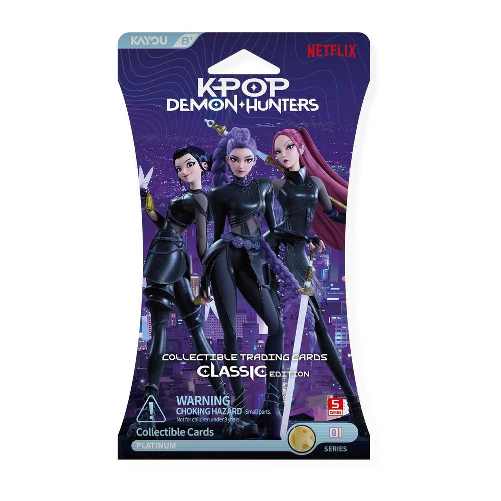 KPop Demon Hunters: Collectible Trading Cards - Classic Edition Blister-001-EMEA-Series 1-A - Booster Pack
