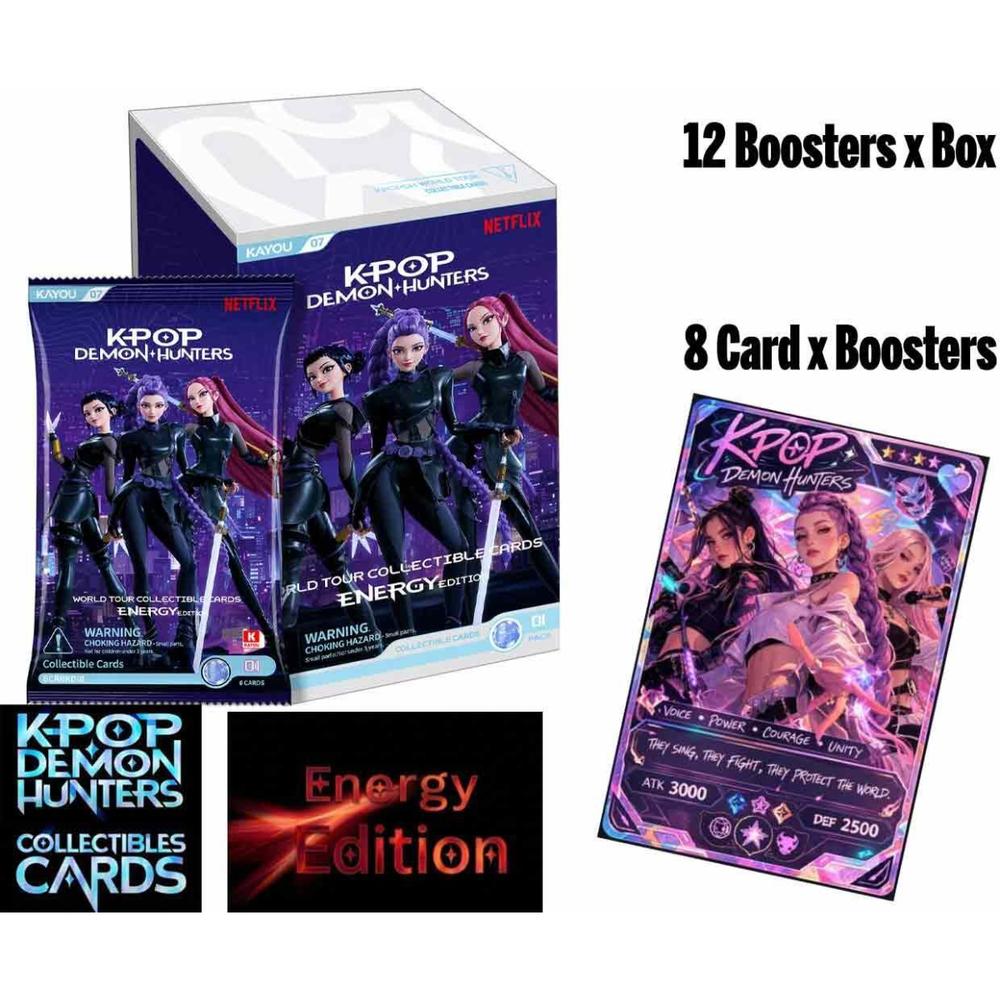 KPop Demon Hunters: Collectible Trading Cards - Energy Edition Blister-001-EMEA-Series 1-A - Booster Pack