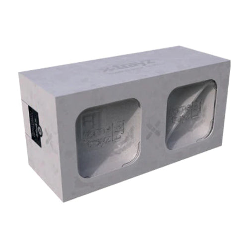 X-Trayz White (3 single and 3 double trays)