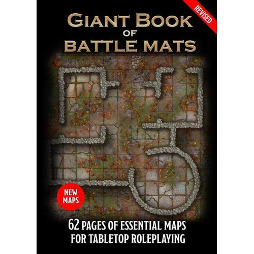 Dragon Lairs and Dungeons: Giant Book of Battle Mats