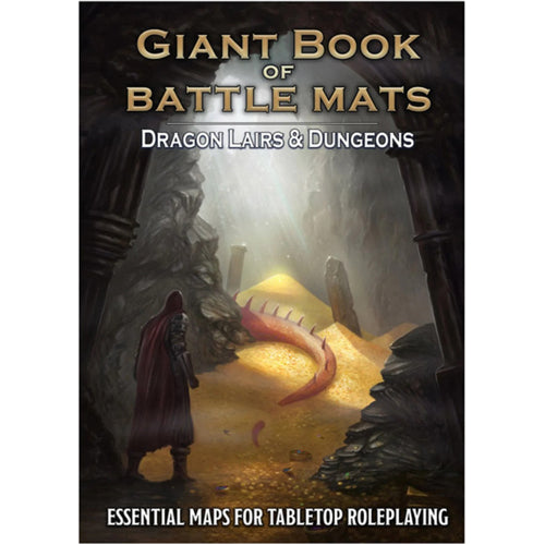 Dragon Lairs and Dungeons: Giant Book of Battle Mats