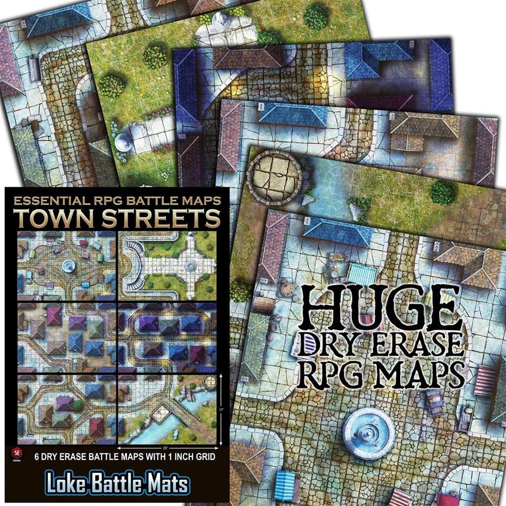Town Streets - Essential RPG Battle Maps