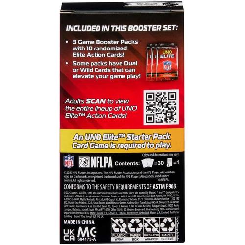 UNO Elite NFL '25 Booster Set