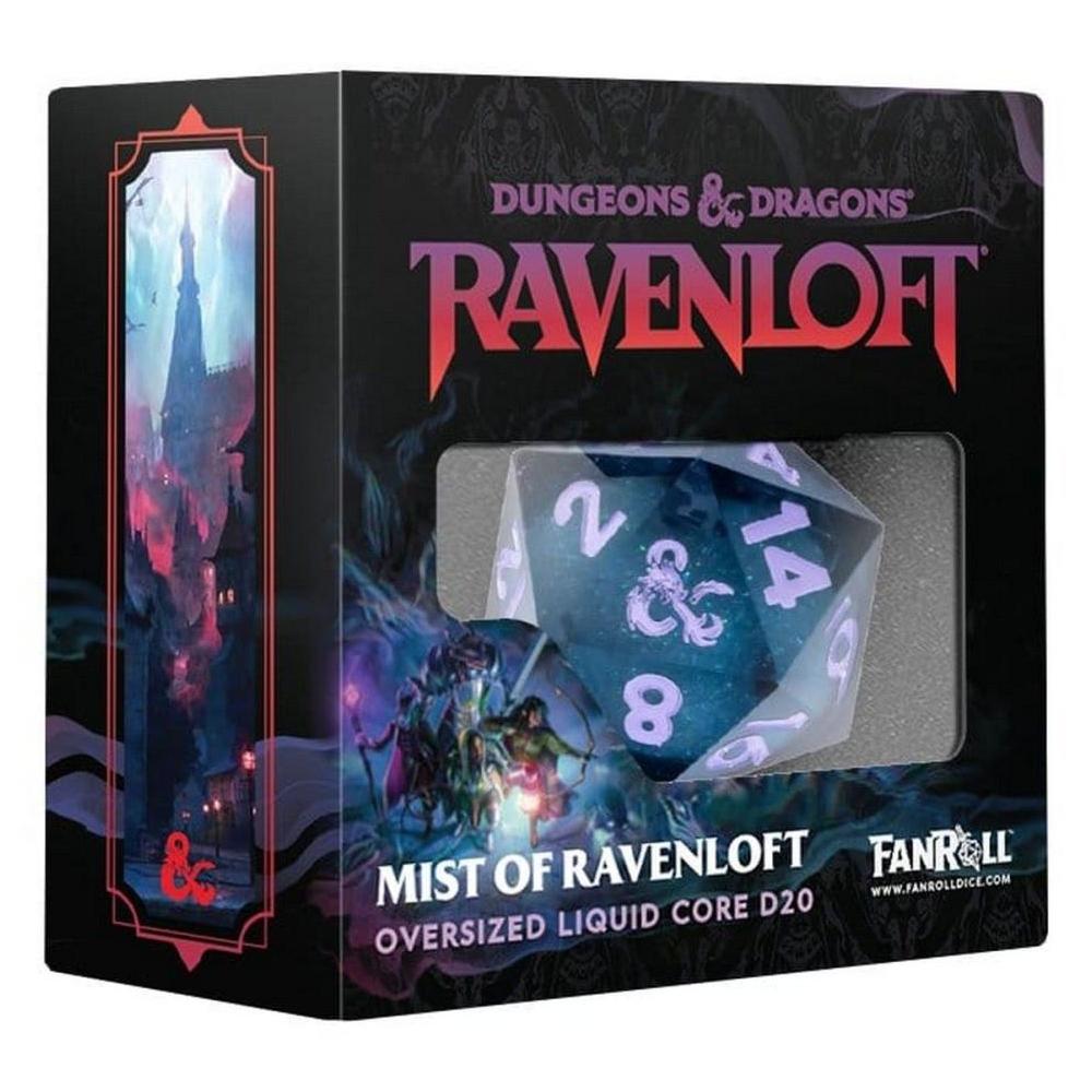 FanRoll Dungeons and Dragons Mists of Ravenloft Oversized Liquid Core D20