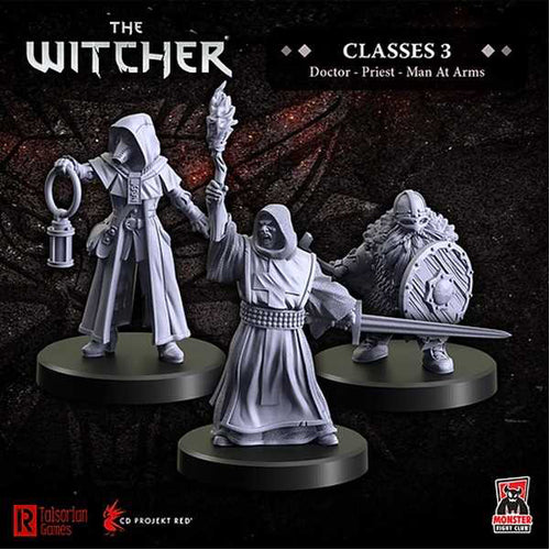 The Witcher Miniatures: Classes 03 - Doctor, Priest, Man-at-Arms