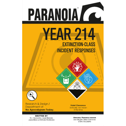 Paranoia: Extinction-Class Incident Responses